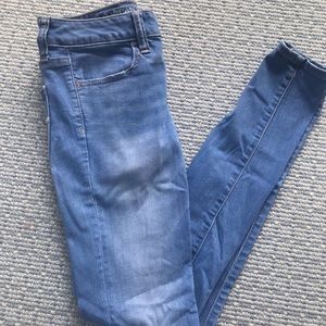 American eagle super super stretch long jeans